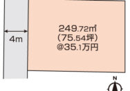岡山市南区芳泉3丁目　土地　2650万円　なりとも不動産